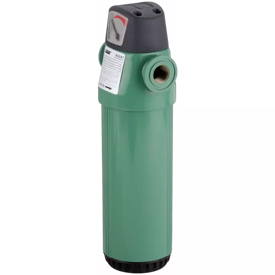 SPEEDAIRE Compressed Air Filter 1 µm 1/2 in NPT 58 cfm, 4GNX7