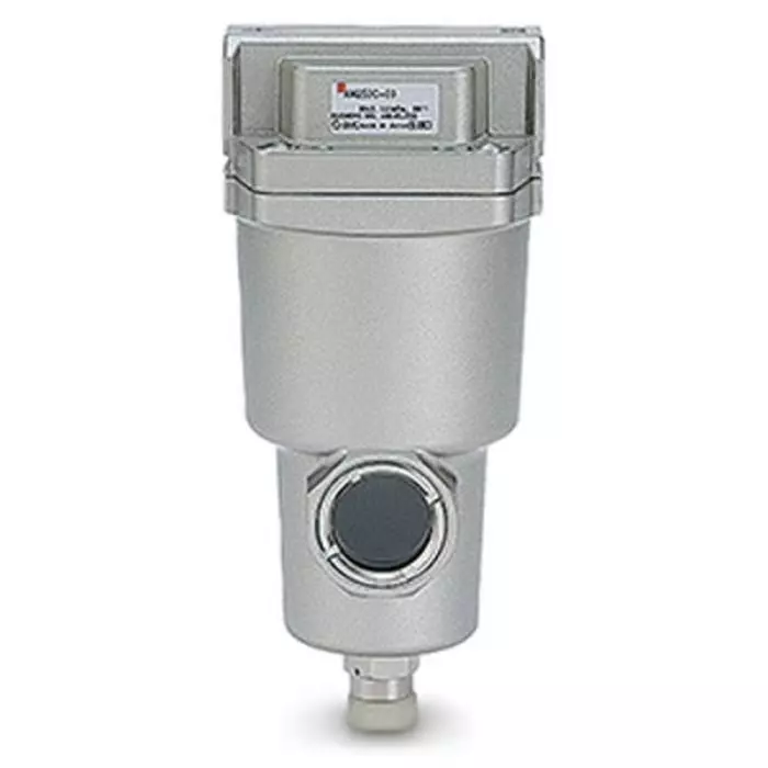 SMC Series 5 μm G 1/2 0.05MPa to 10 bar Pneumatic Filter with Auto drain, AFF11C-F04D