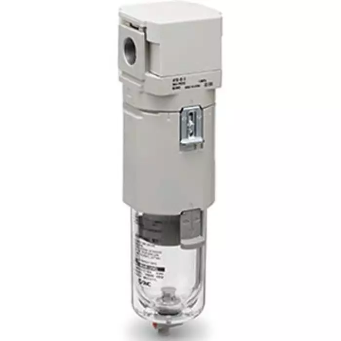 SMC Series 5 μm G 1/4 0.05MPa to 10 bar Pneumatic Filter with Auto drain, AFF20-F02-D