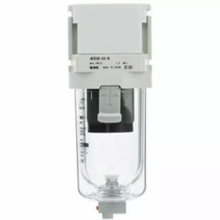 SMC AFD-D Series 5 μm G 3/8 0.1MPa to 10 bar Pneumatic Filter 240 LPM max with Auto drain, AFD30-F03D-D