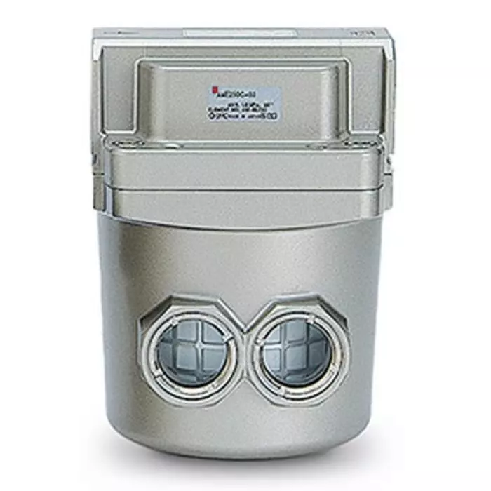 SMC Series 5 μm G 3/8 0.05MPa to 10 bar Pneumatic Filter with Manual drain, AMF350C-F03