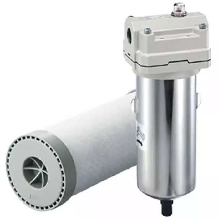 SMC Series 5 μm G 1 0.05MPa to 10 bar Pneumatic Filter with Auto drain, AFF90D-F20