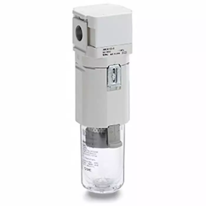 SMC Series 5 μm G 1/2 0.05MPa to 10 bar Pneumatic Filter with Auto drain, AMK40-F04-D