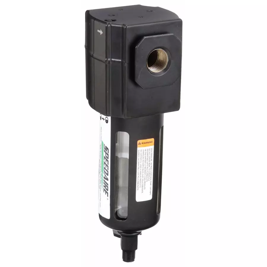 SPEEDAIRE Compressed Air Filter Particulate 3/8 in NPT 5 µm 65 cfm, 4ZL40