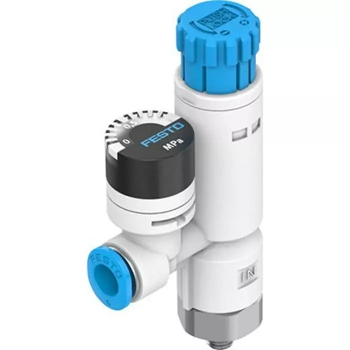 Festo M5 Regulator -, 5 mm, 8 bar max. input, VRPA-LM-M5-Q6