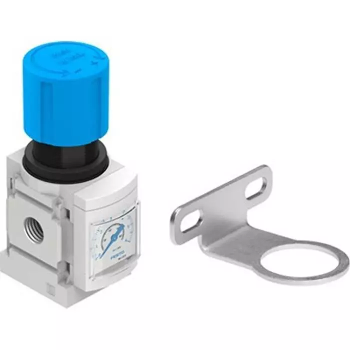 Festo G 1/4 Regulator -, 1/4 in, 14 bar max. Input, MS4-LR-1/4-D7-WR