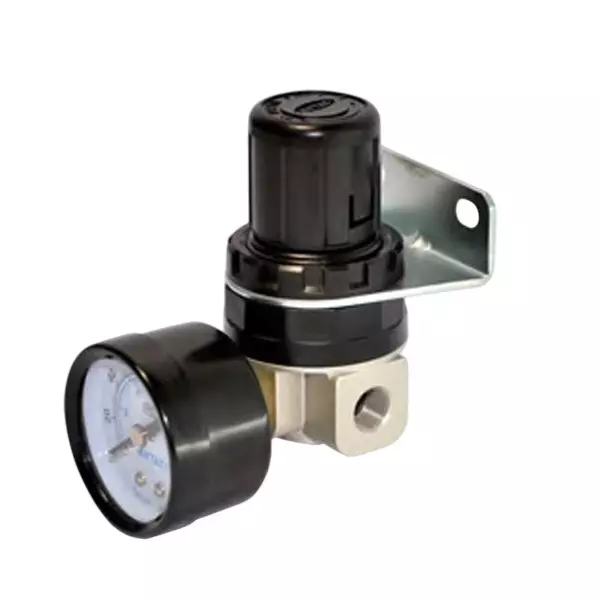 Airtac Pressure Regulator 1.5 MPa (215 psi) Proof Pressure and -20 to 70°C Ambient and Fluid Temperature, SDR200
