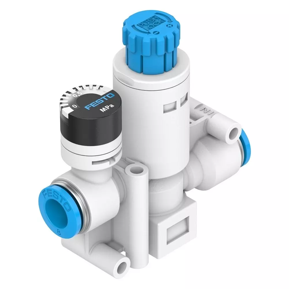 FESTO Pressure Regulator 0.1 Mpa - 0.8 Mpa Pressure Regulation Range, 8086003
