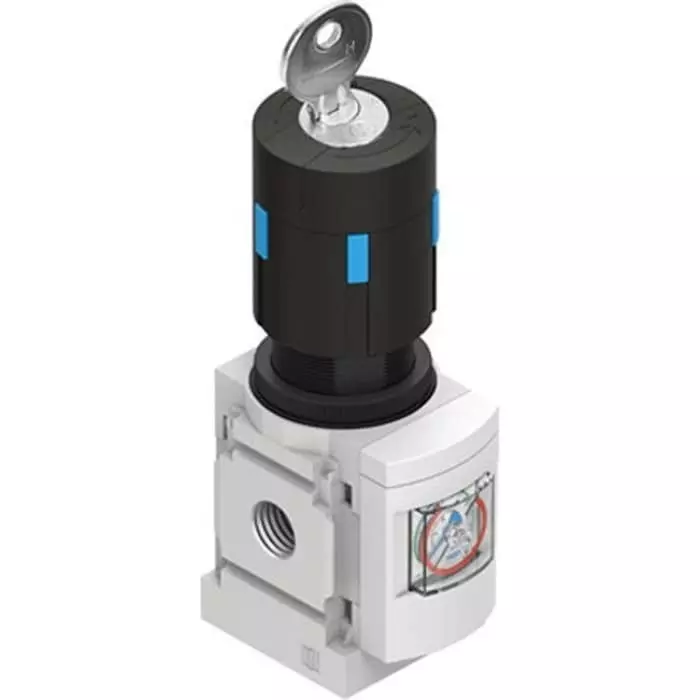 Festo G 1/4 Regulator -, 1/4 inch, 14 bar max. Input, MS4-LR-1/4-D6-RG-E11