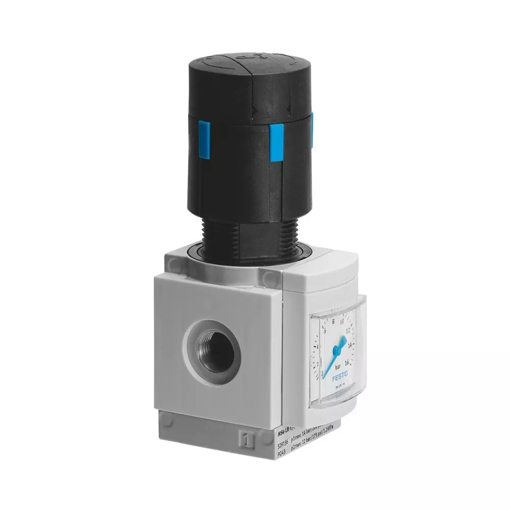 FESTO Pressure Regulator 0.3 Bar - 7 Bar Pressure Regulation Range, 530328