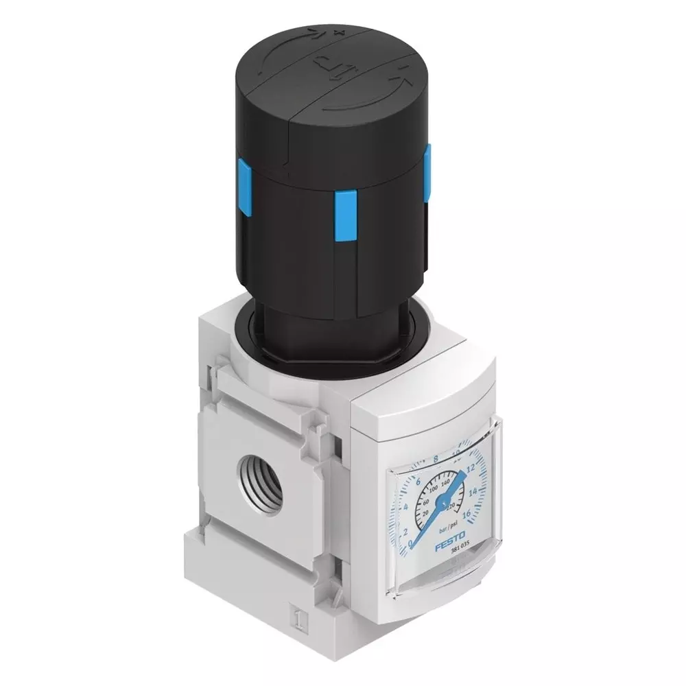 FESTO Pressure Regulator Directly Actuated Diaphragm Regulator Design, 529419
