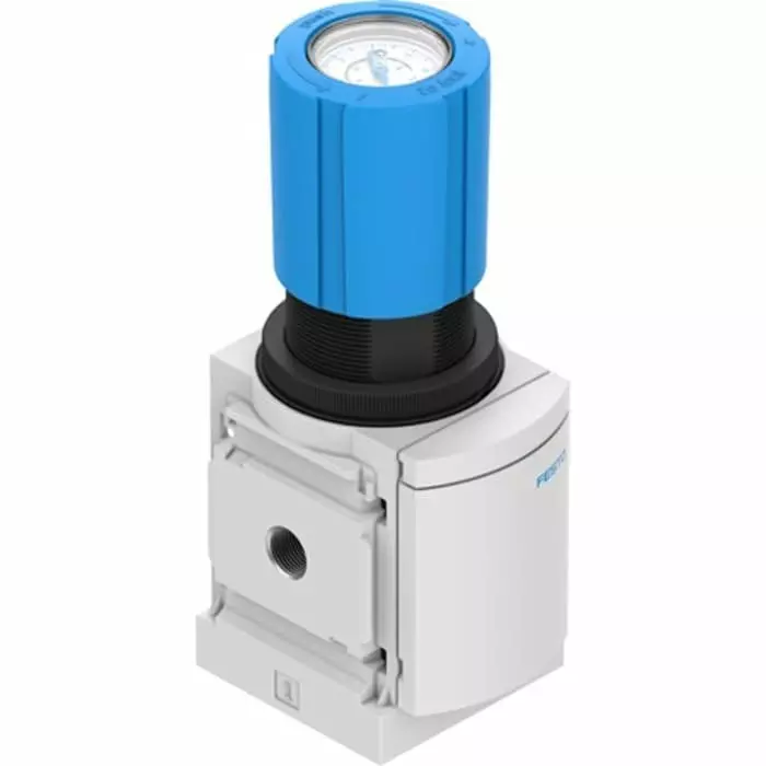 Festo G 1/4 Regulator -, 1/4 inch, 14 bar max. Input, MS4-LR-1/4-D7-VS-DM2