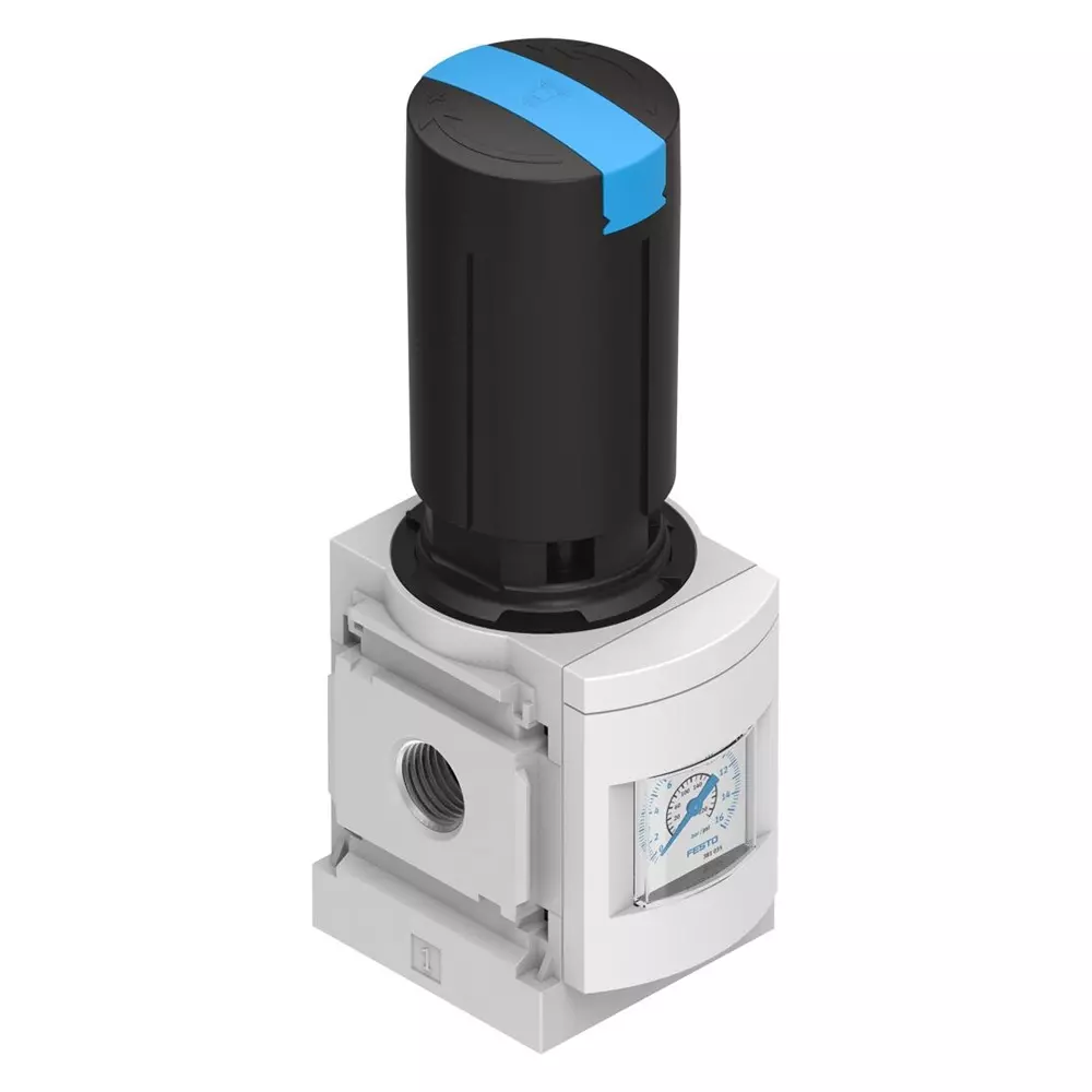 FESTO Pressure Regulator Pressure Regulator With Pressure Gauge Design, 529993