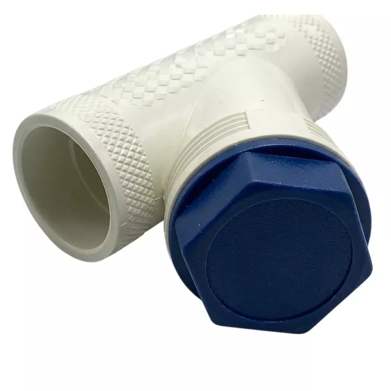 Astral WYE Strainer White & Black Manual Pipe Fitting Type 2 1/2 Inch (6.5 cm) Size, M5128015407