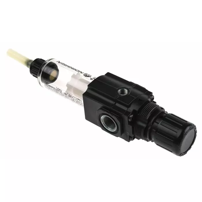 Norgren Filter Regulator B72G 401¼m G 3/8 Semi Auto matic 17 bar, B72G-3GK-ST3-RMN