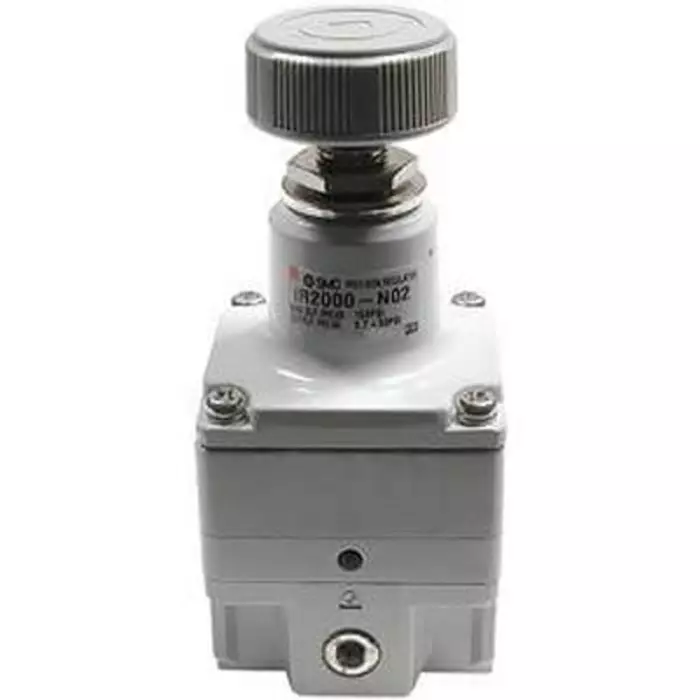 SMC G 1/4 Pneumatic Regulator - 0.01MPa to 0.8MPa, 1MPa max. input, IR3020, IR3020-F02-L