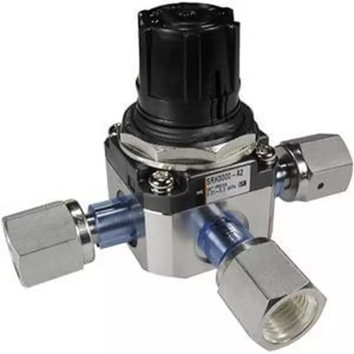 SMC Rc 3/8 Pneumatic Regulator - 0.05MPa to 0.7MPa, 1MPa max. input, SRH4010-04