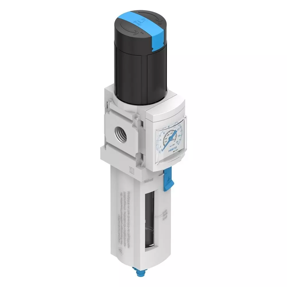 FESTO Filter Regulator Filter Regulator With Pressure Gauge Design, 529156