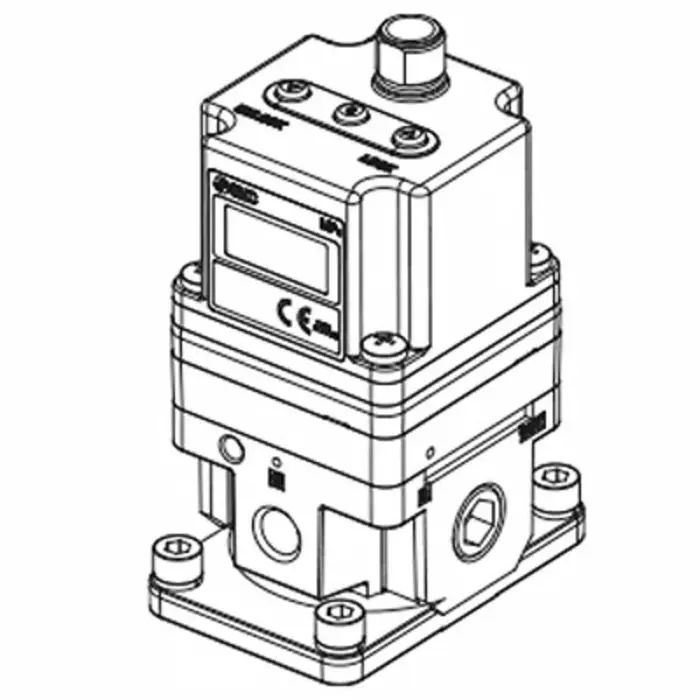 SMC Rc 1/4 Pneumatic Regulator - 0.005MPa to 0.9MPa, Rc 1/4, 1MPa max. input, ITV2050-312L3-X26