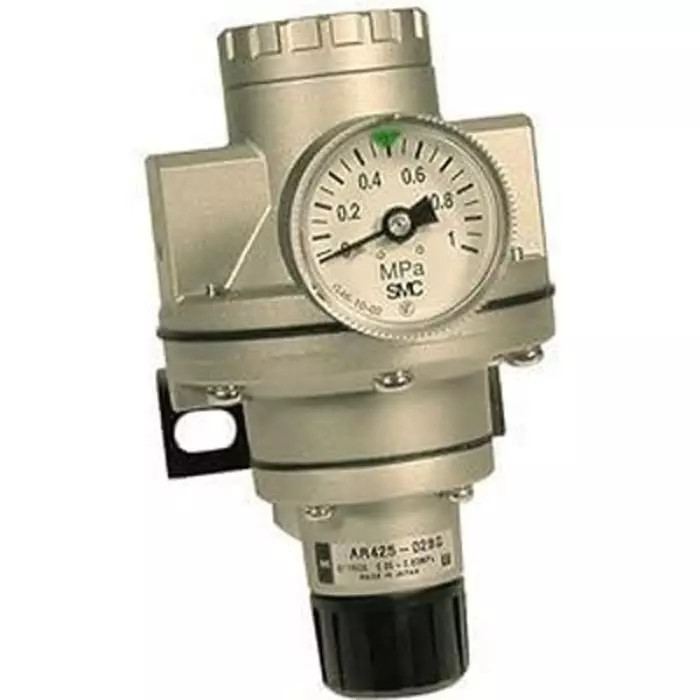 SMC Rc 1/4 Pneumatic Regulator - 0.05MPa to 0.83MPa, 1/4 inch, 1MPa max. input, AR825-12