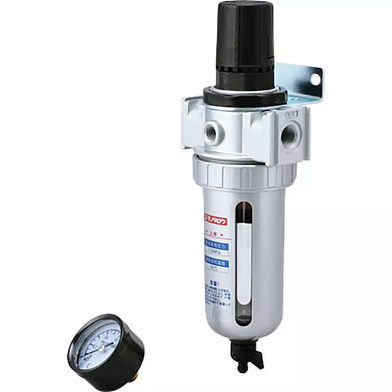 MonotaRO Filter Regulator Semi-Auto Drain Aluminum alloy 1 Mpa Rc Type Thread, FR-02