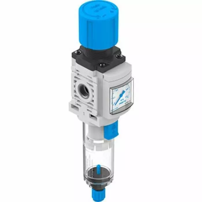 Festo MS4 Filter Regulator, 40Î¼m, G 1/4, Manual, 10 bar, MS4-LFR-1/4-D6-E-P-M-AG-MPA-F1A-B
