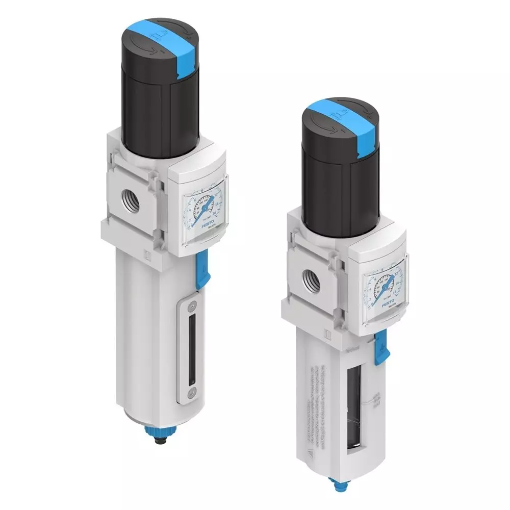 FESTO Filter Regulator 0.3 Bar - 12 Bar Pressure Regulation Range, 526489