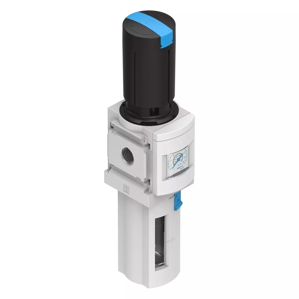 FESTO Filter Regulator Filter Regulator With Pressure Gauge Design, 529188