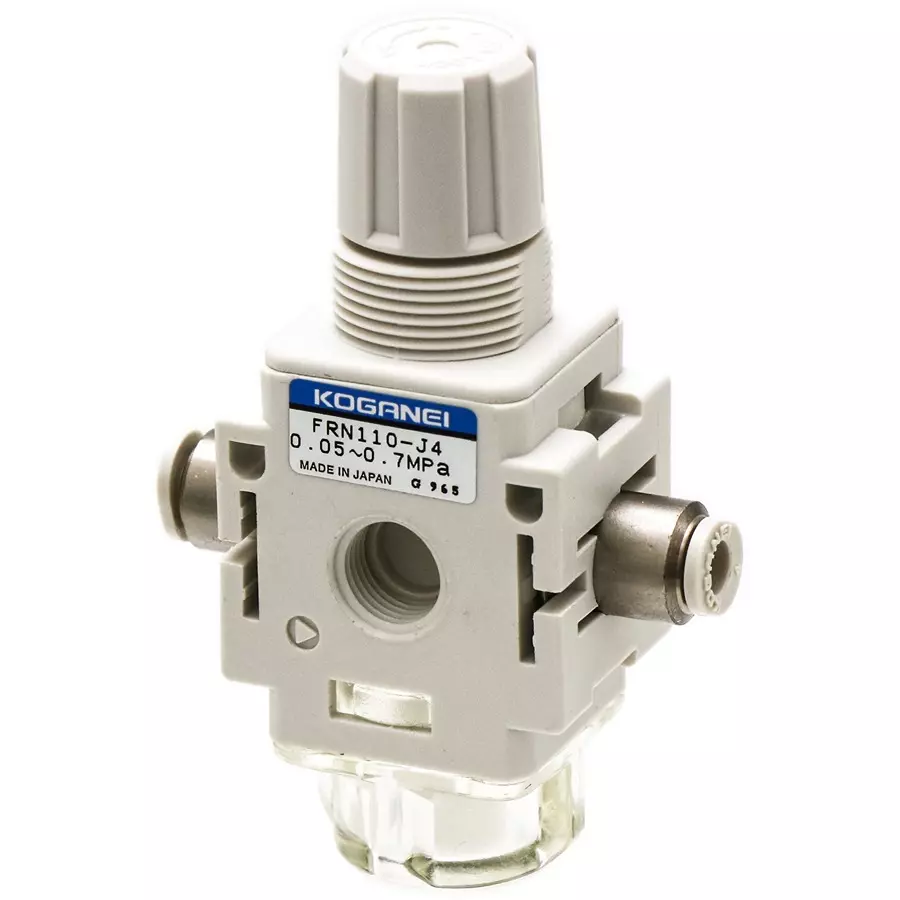 KOGANEI Φ4 mm Connector Dia, 0.05-0.7 MPa Thread Filter Regulator, FRN110-J4