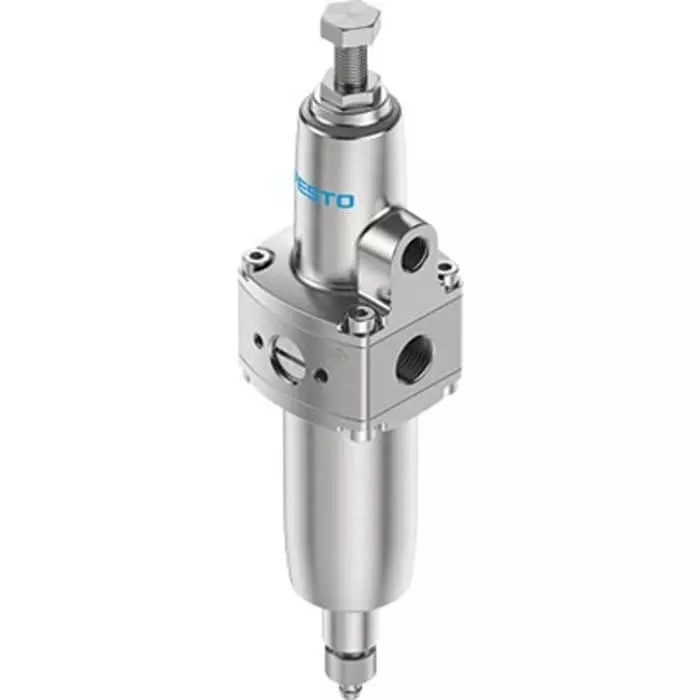 Festo PCRP Filter Regulator, 40Î¼m, NPT 1/4, Manual, 20 bar, PCRP-44-N14-12-E-R1-M-T19