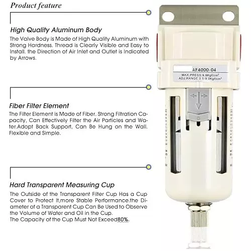 INTECO Filter Metal Guard 10 kgf/cm² Working Pressure and 4000 LPM Flow Rate, AF4000-04