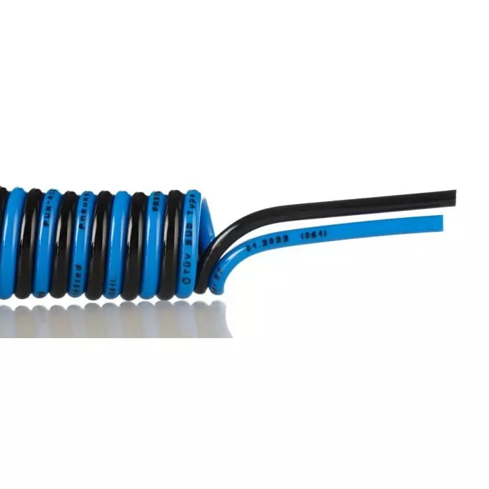 Festo 0.5 m, Polyurethane Recoil Hose, PUN-4X0,75-S-0,5-DUO-BS