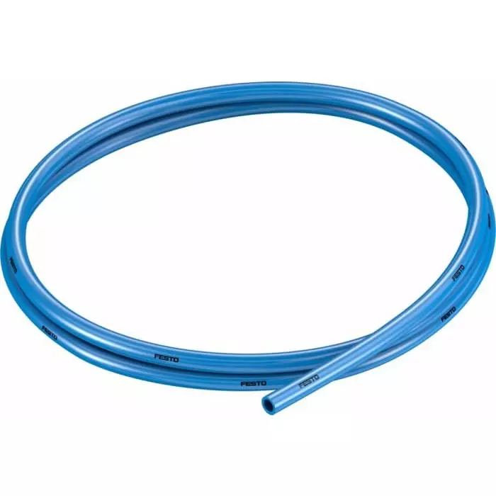 Festo Air Hose Blue Thermoplastic Polyurethane (TPU) 6 mm x PUN Series, 525442, PUN-V0-6X1-BL (Length 50 Metre)