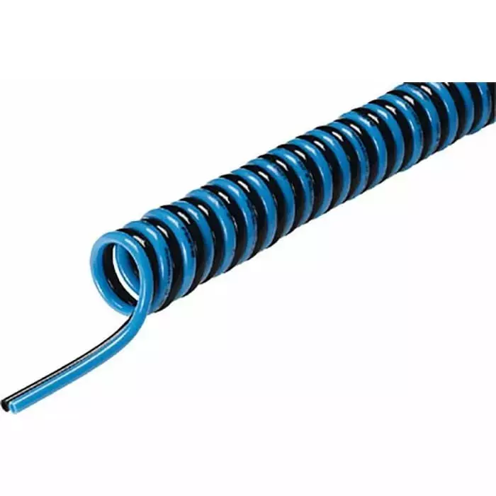 Festo 2m, Polyurethane Recoil Hose, PUN-6X1-S-2-BL