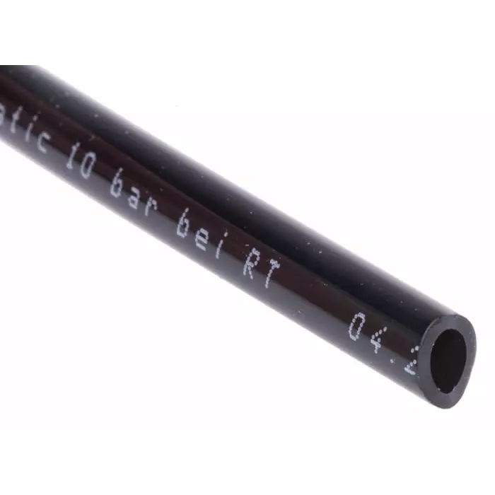 Festo Compressed Air Pipe Black Polyurethane 6 mm x 50m PUN-H Series, PUN-H-6X1-SW (Bag 50 Piece)