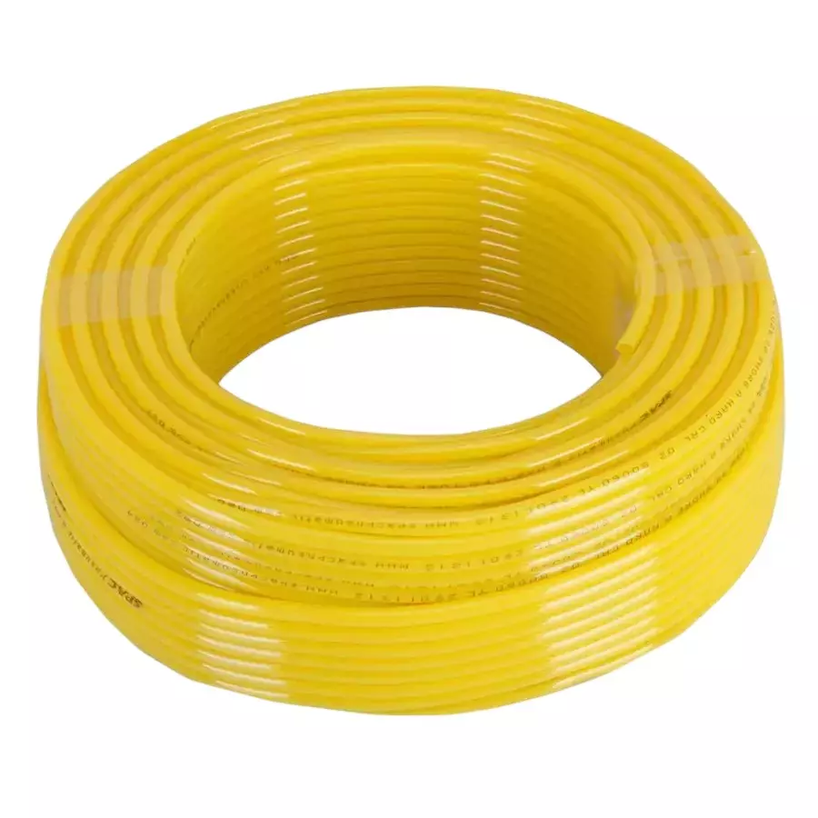 SMSN Polyurethane (PU) Pipe Yellow 100 m Length