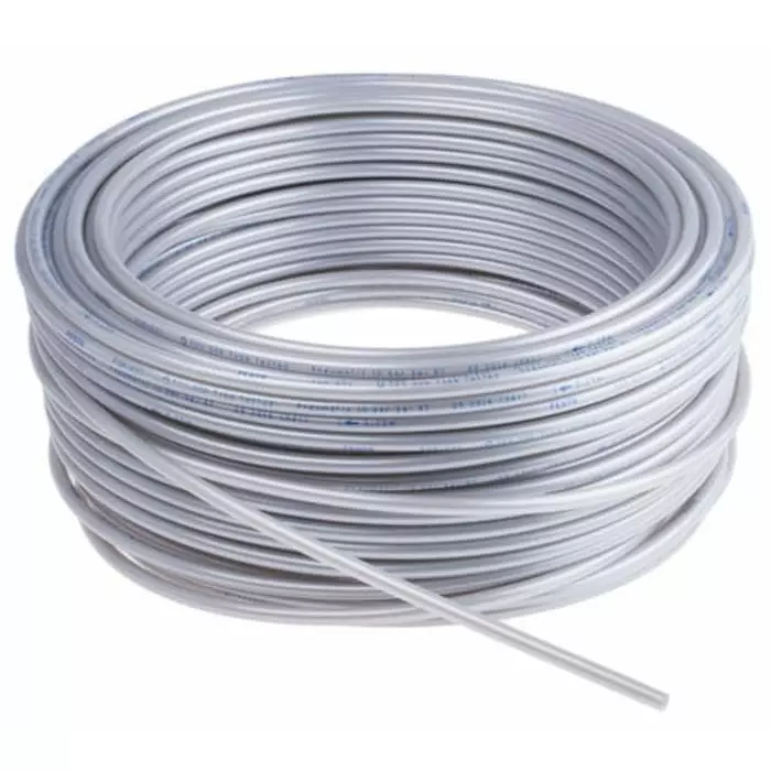 Festo Compressed Air Pipe Silver Polyurethane 8 mm x 50m PUN-H Series, PUN-H-8X1,25-SI (Bag 50 Piece)