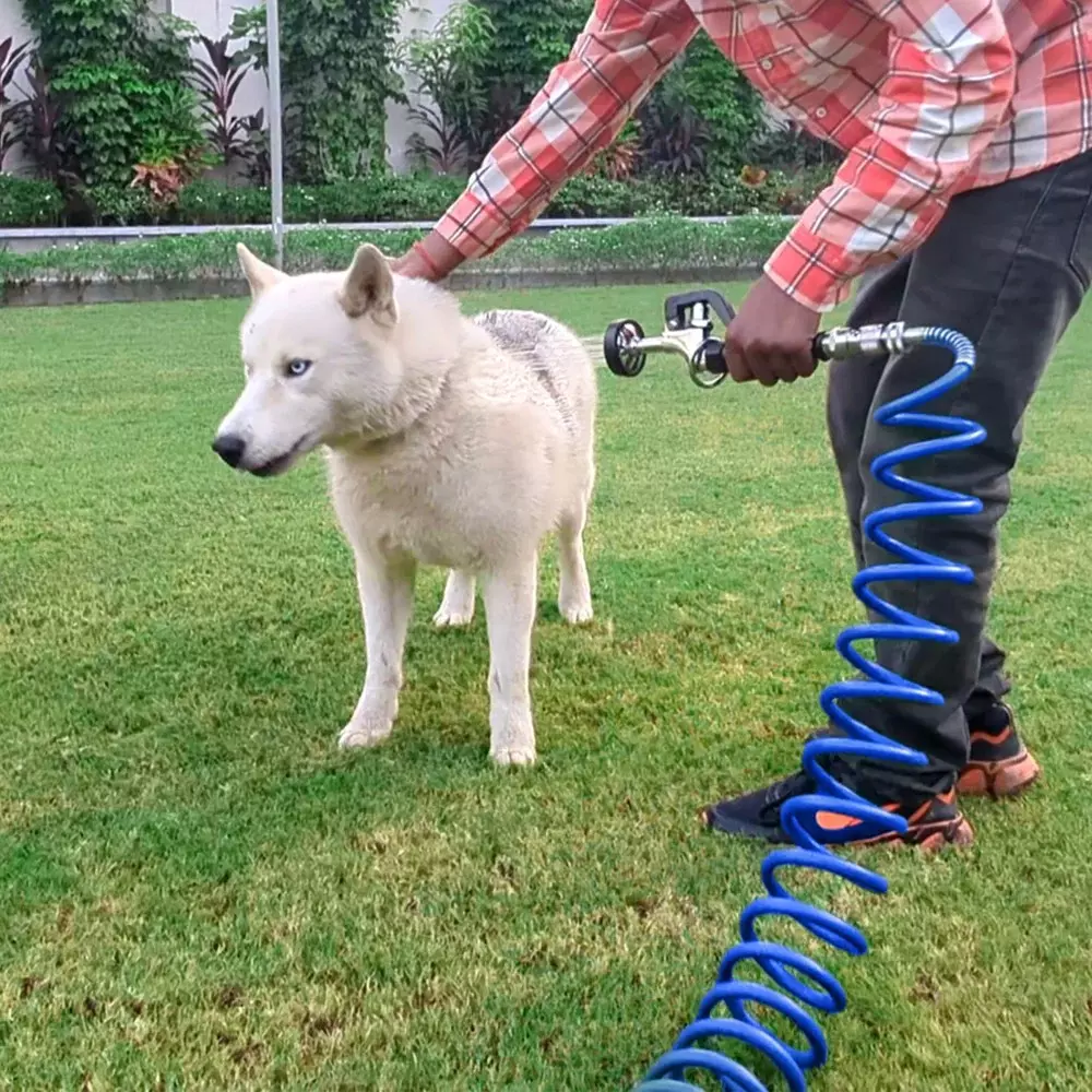 zephyr-pet-wash-recoil-hose-with-8-pattern-push-button-nozzle-10-mm-hose-size-8-m-hose-length-blue-for-pet-washing-grooming-zpet038