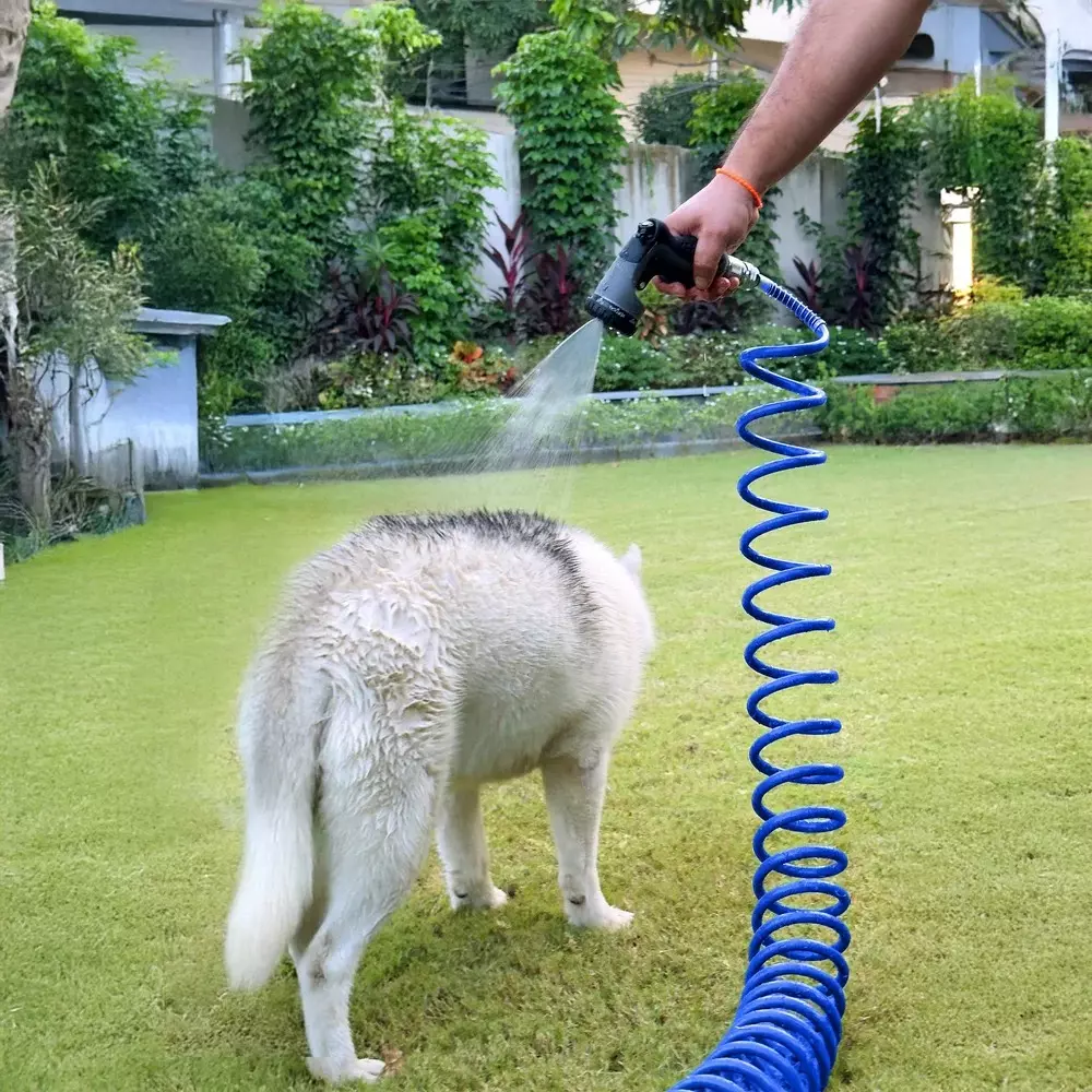 zephyr-pet-wash-recoil-hose-with-8-pattern-push-button-nozzle-10-mm-hose-size-8-m-hose-length-blue-for-pet-washing-grooming-zpet038