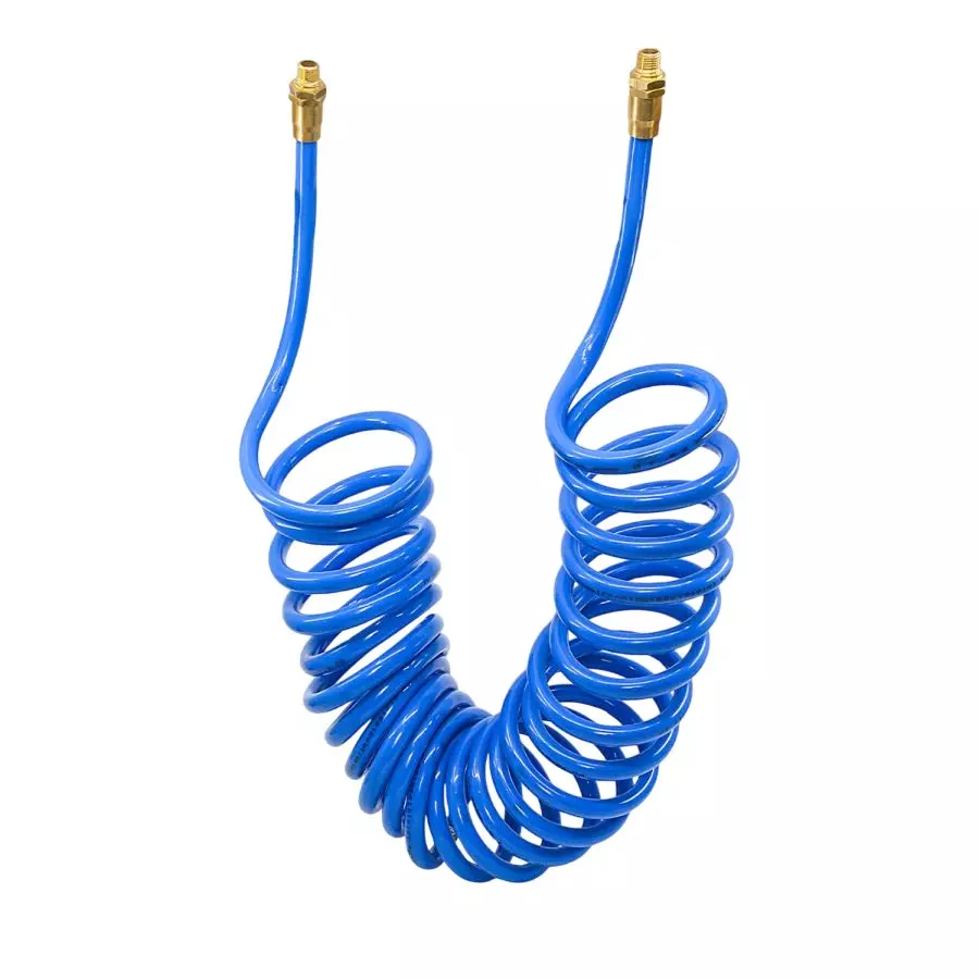 Avagard Polyurethane Recoil Air Hose with Fitting (Length 5 to 8 m)