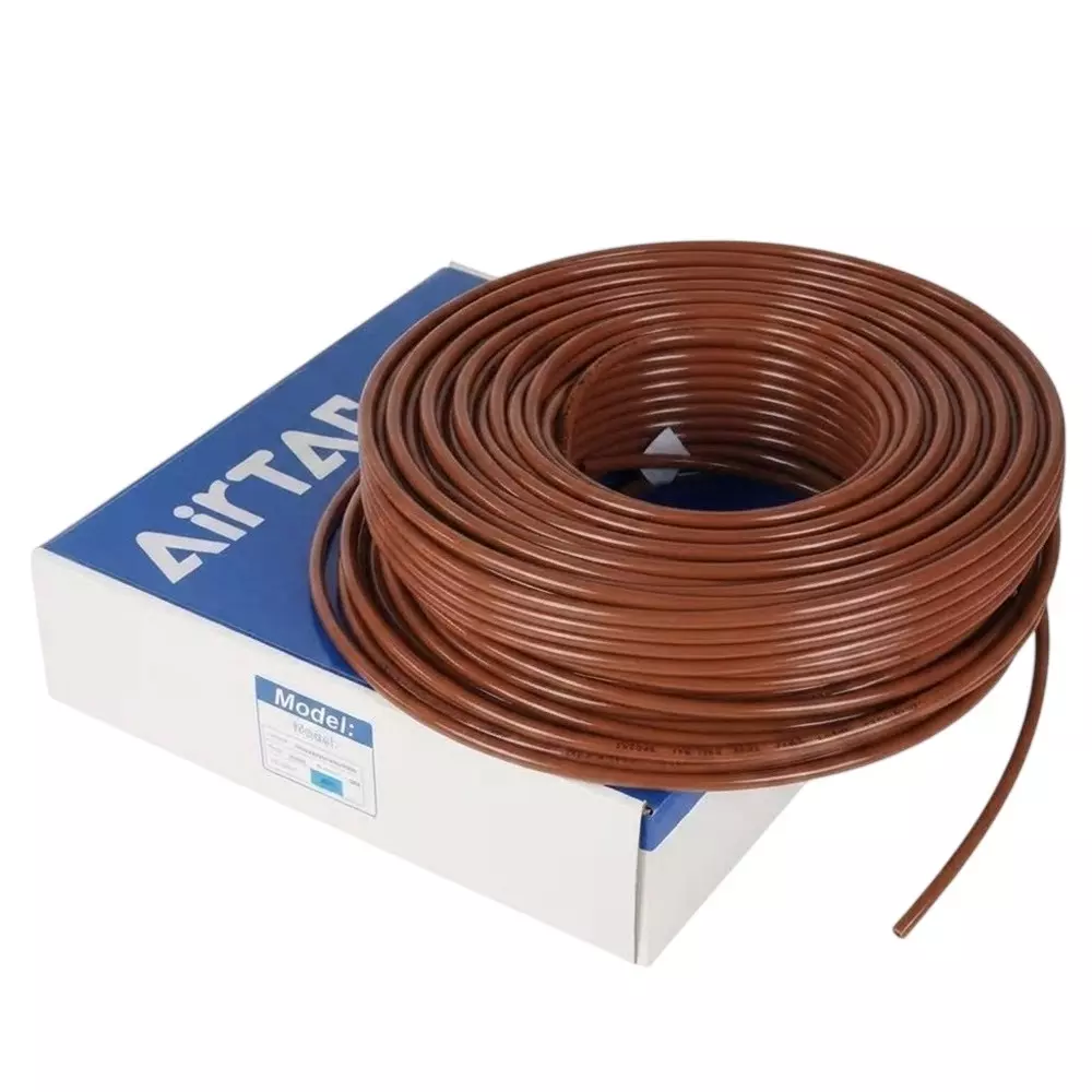 Airtac US 98A Series PU Tube Brown Color 6 mm Outer x 4 mm Inner Diameter and 1.00 mm Wall Thickness, US 98A060040-100 (Roll of 100 m)