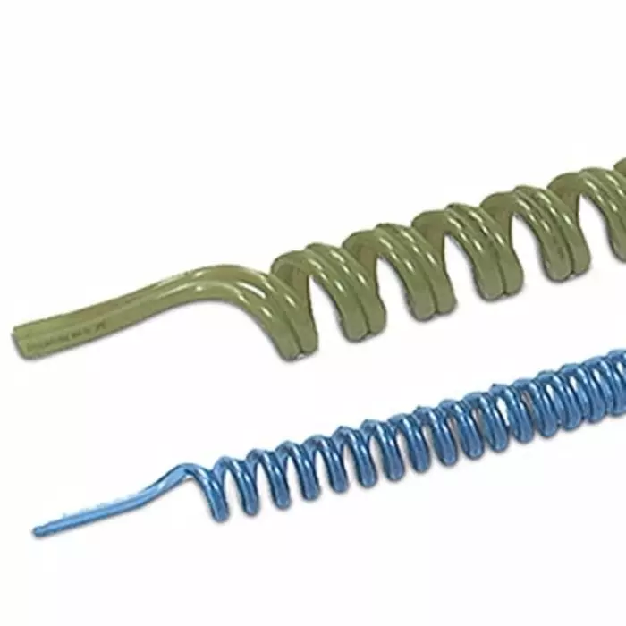 SMC 2m Polyurethane Recoil Hose, TCU0604B-1-8-X6