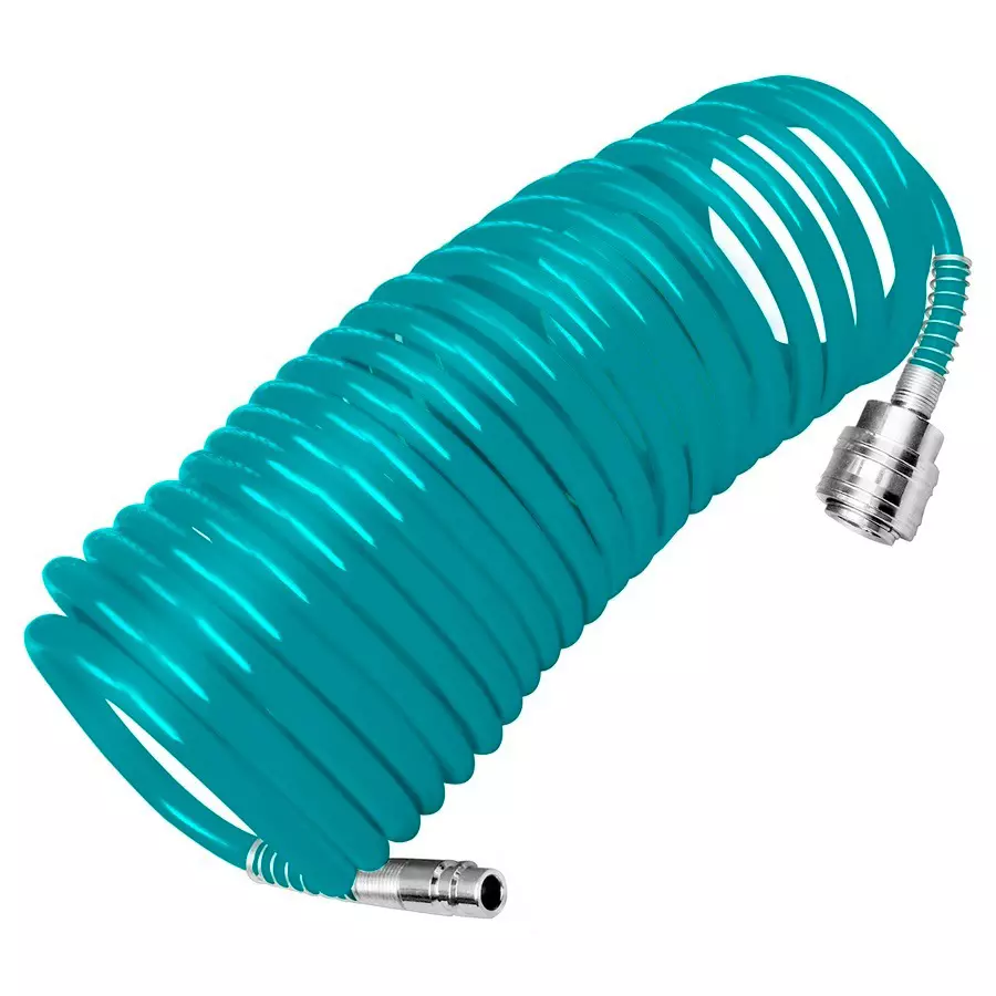 Total PU Air Hose with Nitto Connector 10 m Length 5 mm Inner Dia and 8 mm Outer Dia, THT11101-3