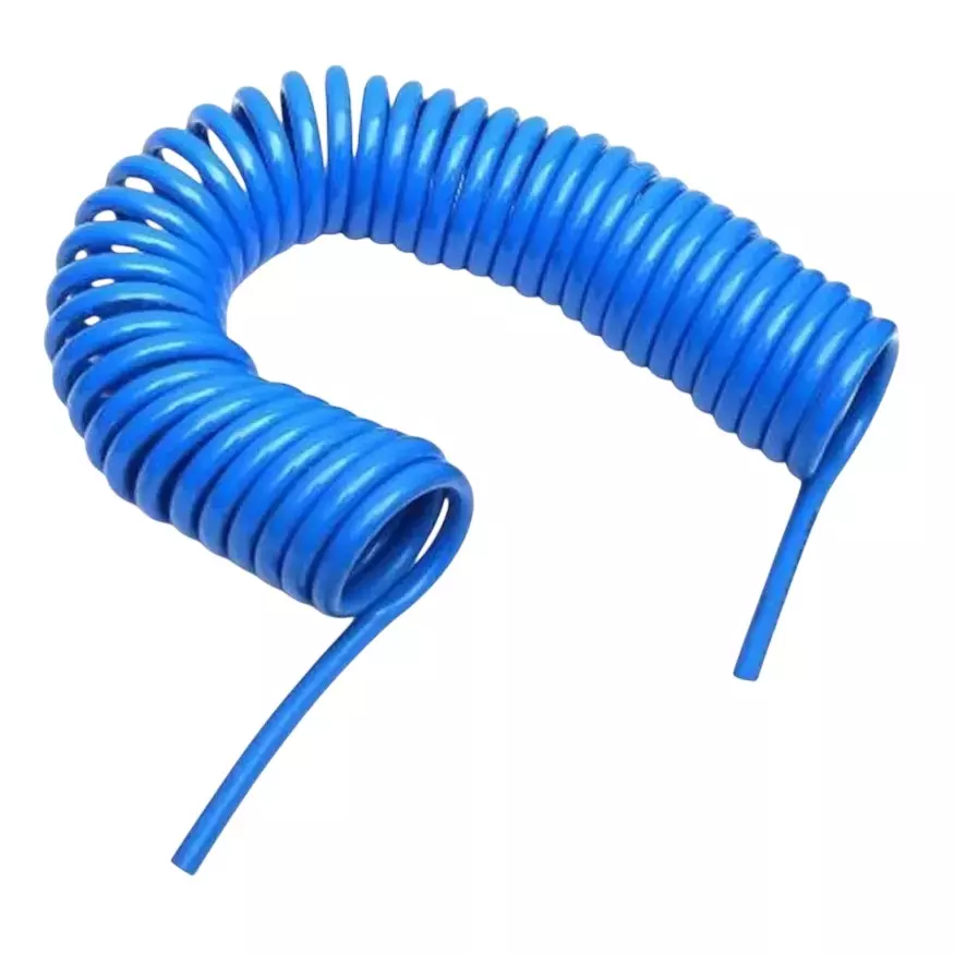 SMSN Polyurethane (PU) Coil Pipe Long End Blue (Length: 5 - 15 m)
