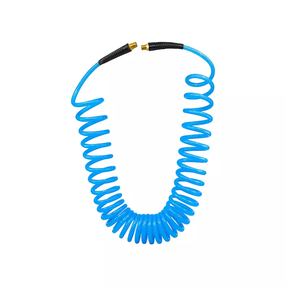 Avagard Polyurethane Braided Recoil Air Hose with Fitting 6 mm x 5 m, ZABR0605