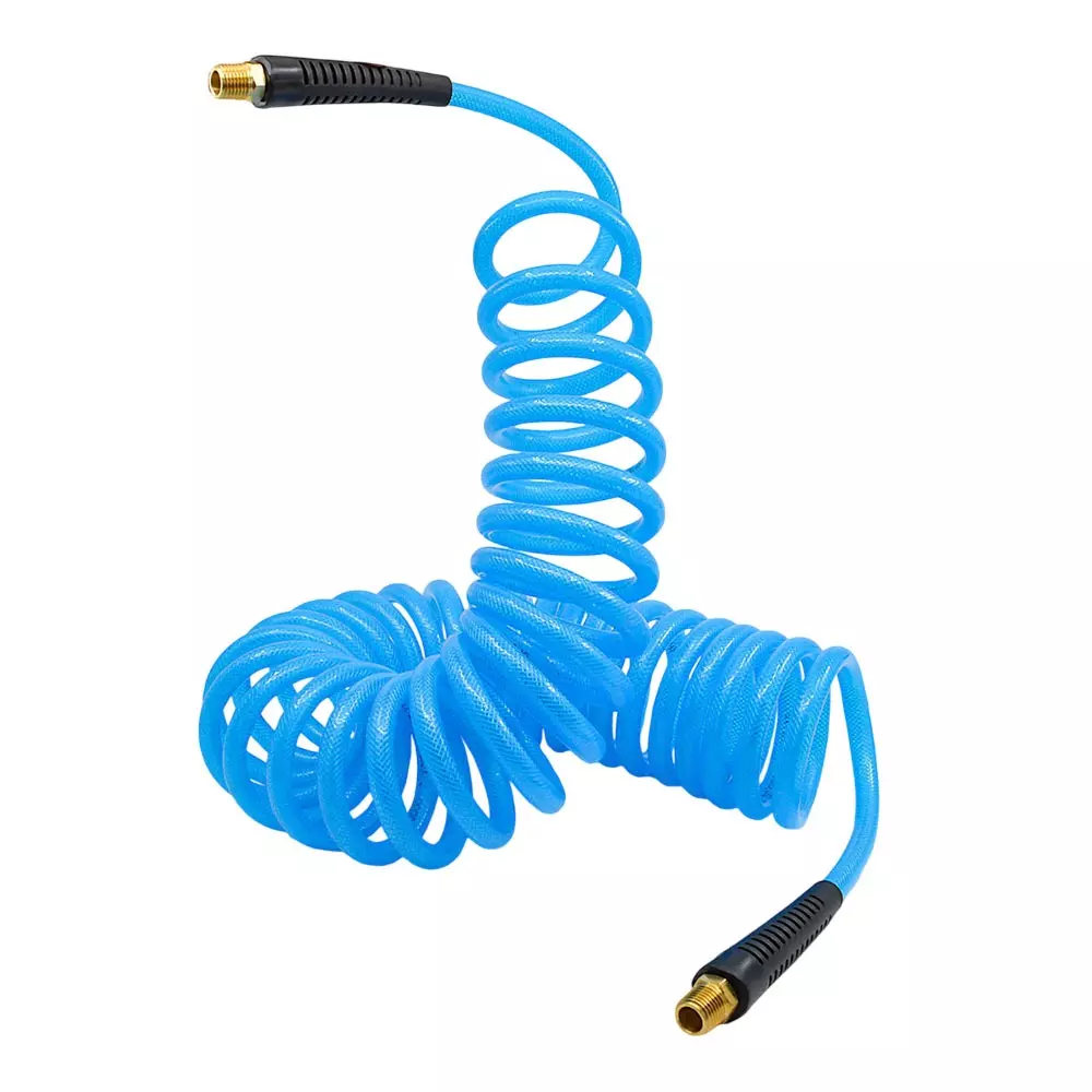 Avagard Polyurethane Braided Recoil Air Hose with Fitting 6 mm x 5 m, ZABR0605