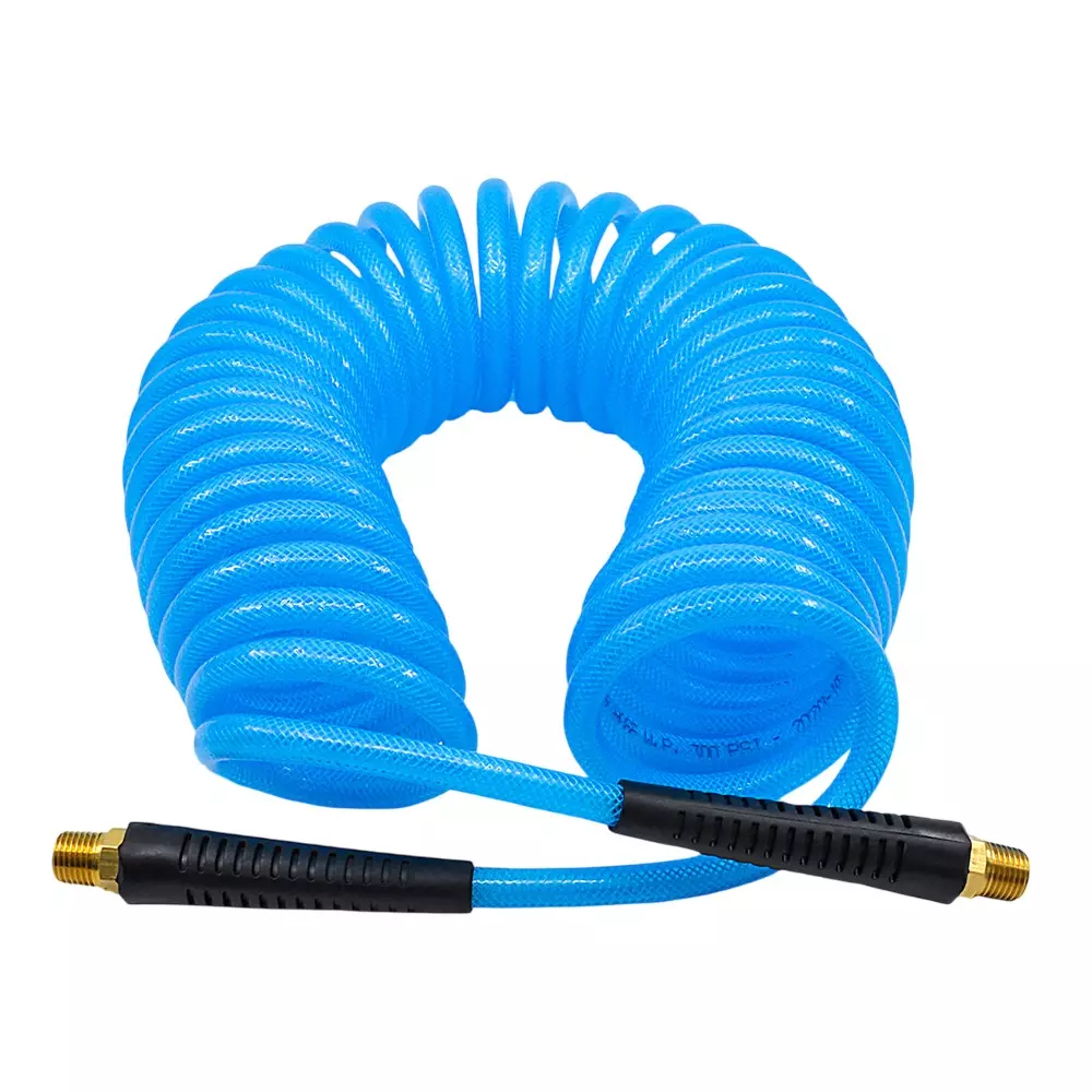 Avagard Polyurethane Braided Recoil Air Hose with Fitting 6 mm x 8 m, ZABR0608