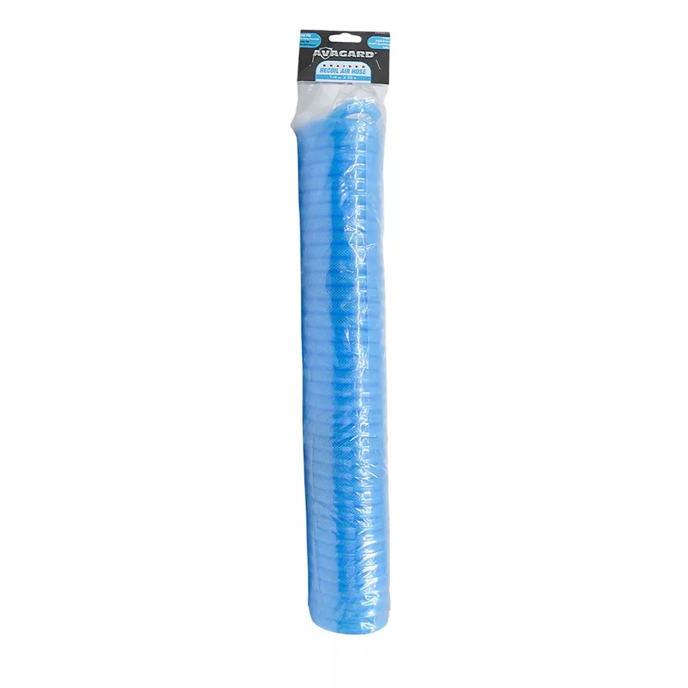 Avagard Polyurethane Braided Recoil Air Hose with Fitting 6 mm x 8 m, ZABR0608
