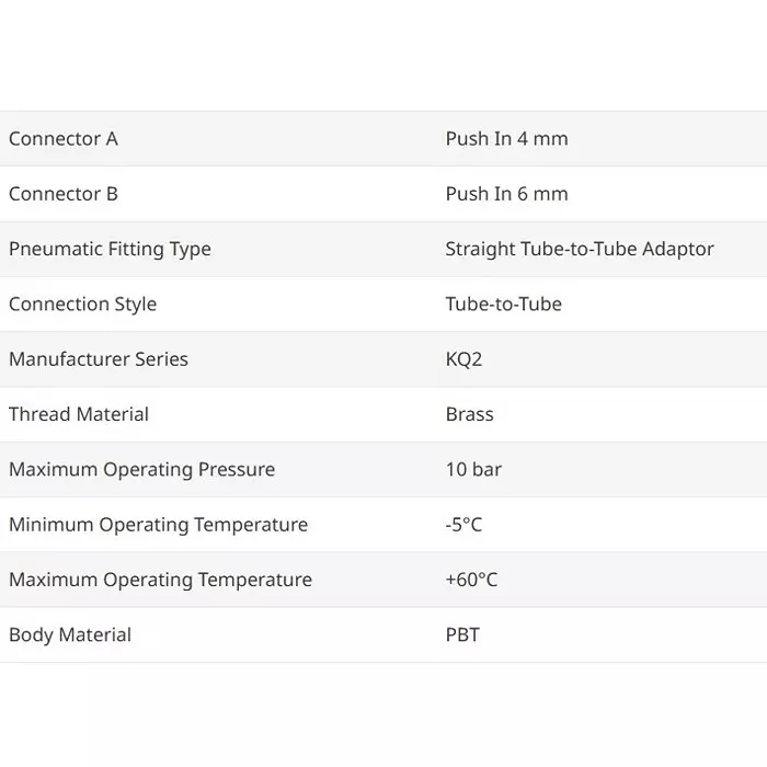 SMC Straight Union KQ2H04-06A