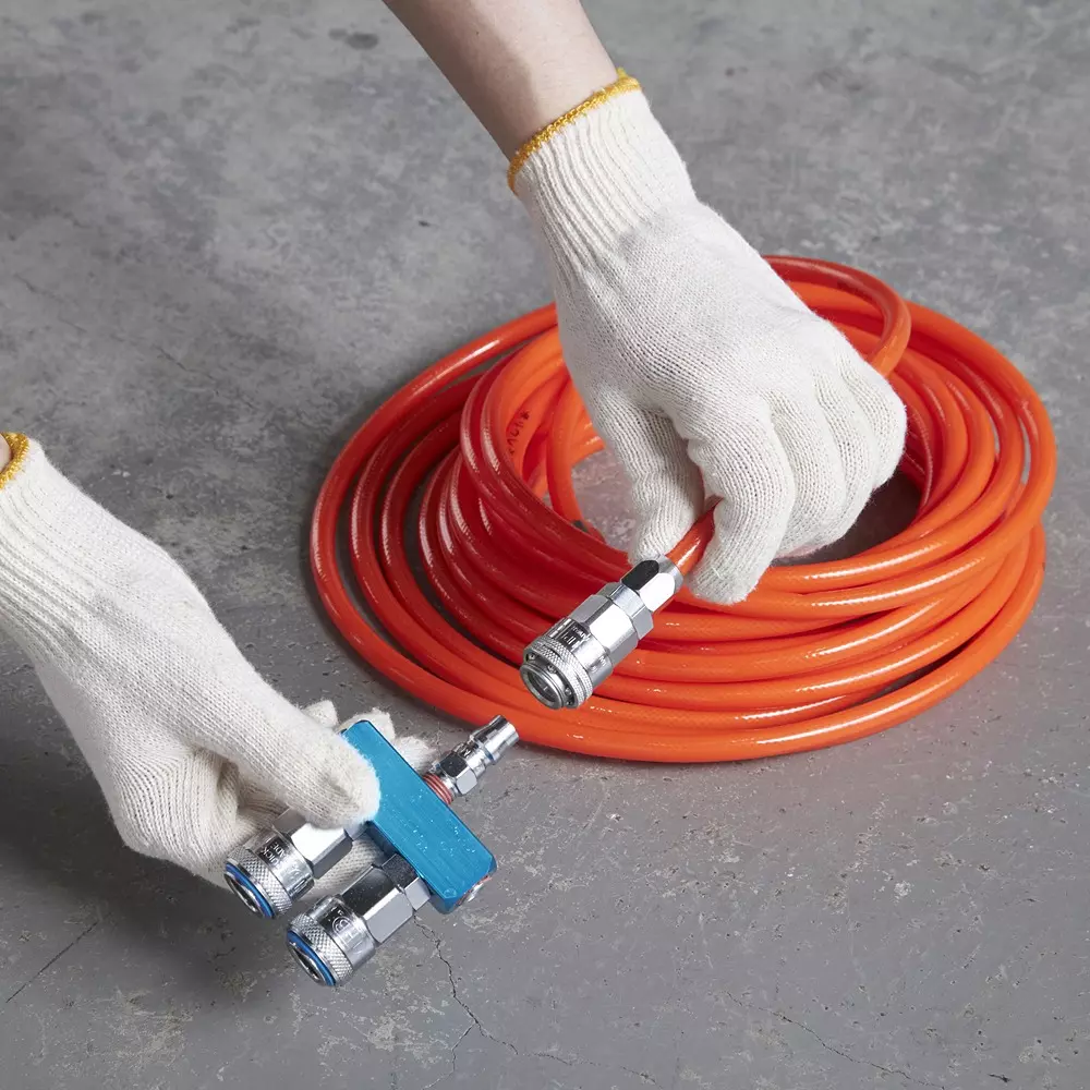 monotaro-air-hose-one-touch-with-coupler-orange-65-mm-inner-diameter-65x10x5